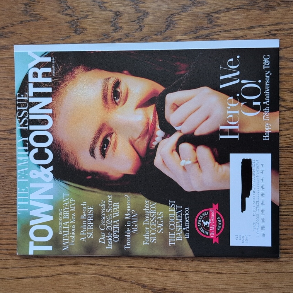 Town & Country Magazine The Family Issue February 2024 Natalia Bryant